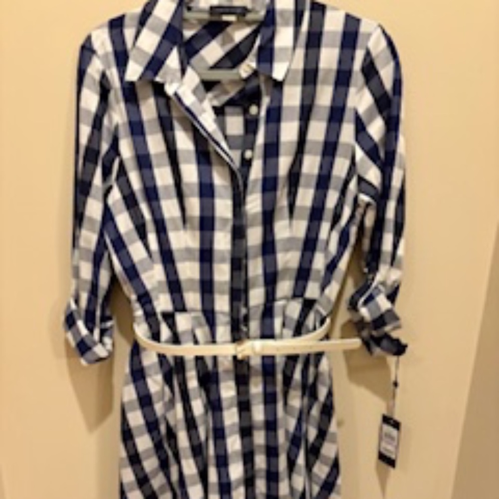 Tommy Hilfiger Shirt Dress. Size 6. NWT